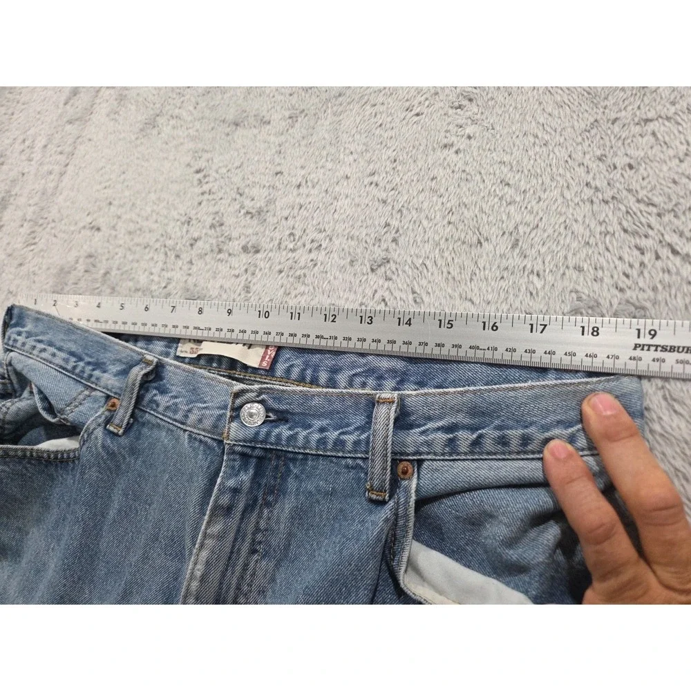 Levi's 550 2010 Men's Relaxed Fit Jeans - Light wash Blue 38x30